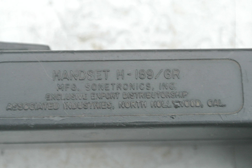 h-189 handset 1